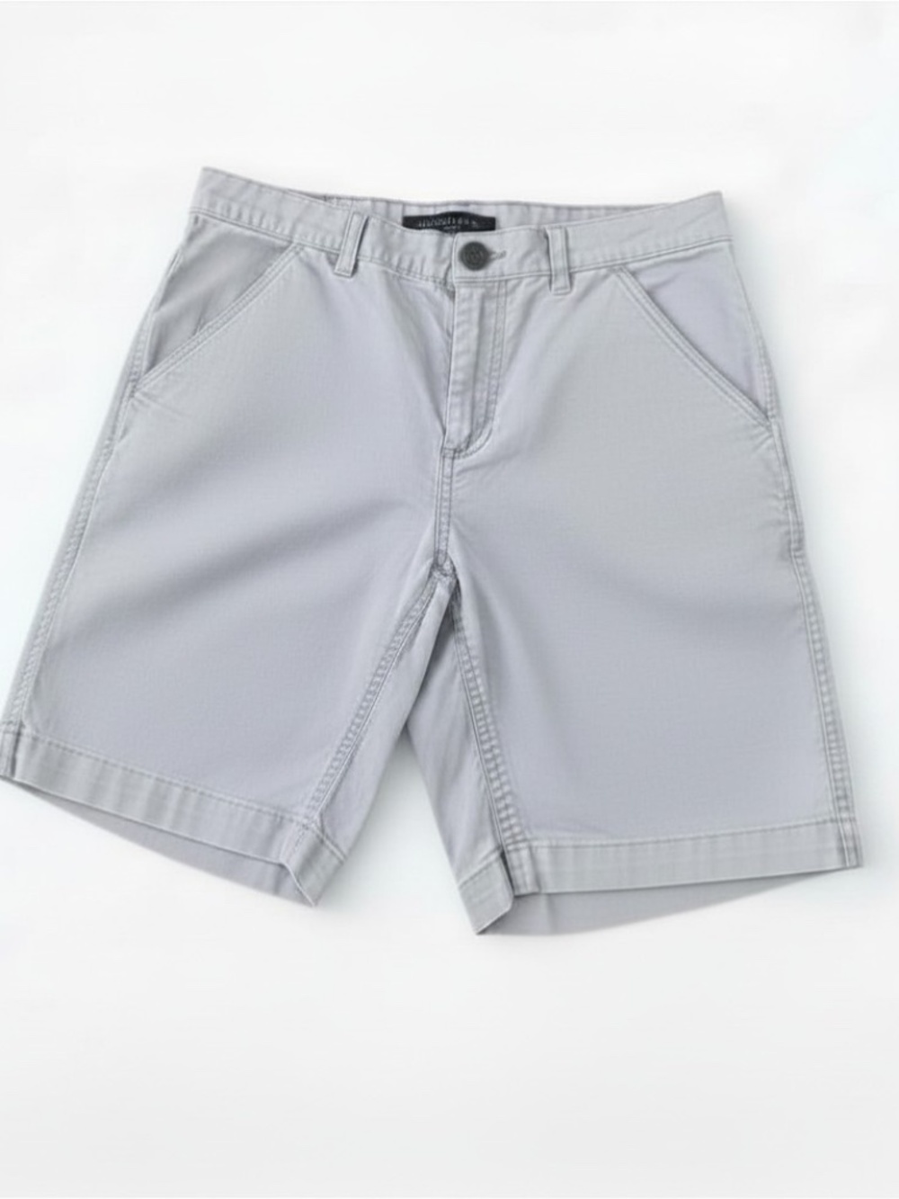 Calvin Klein Women's Light Blue Stretch Cotton Chino Shorts Size 30 (10 US)